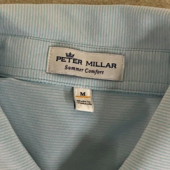 EUC Mens short sleeve Peter Millar polo shirt - Picture 2 of 5